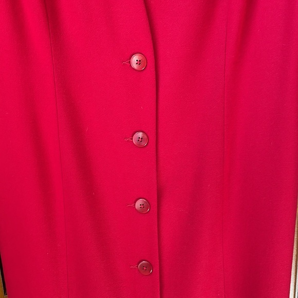 Lands End Wool Button front Dress or vest - Picture 7 of 9